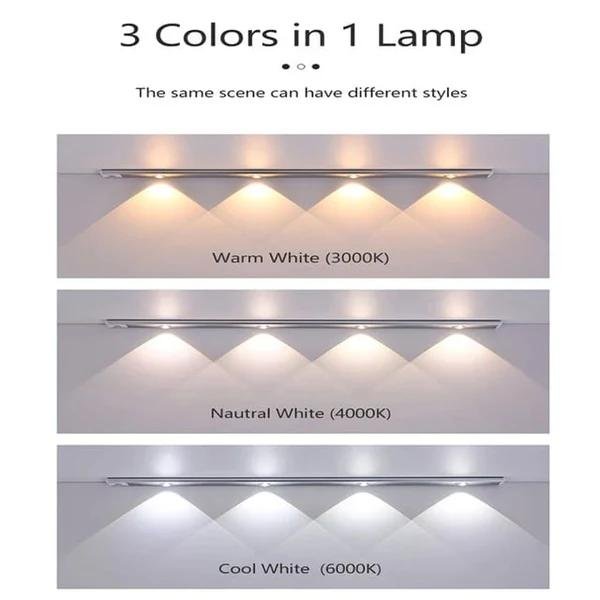 60 CM Ultra-slim USB Rechargeable LED Smart Cabinet Light - Image 3